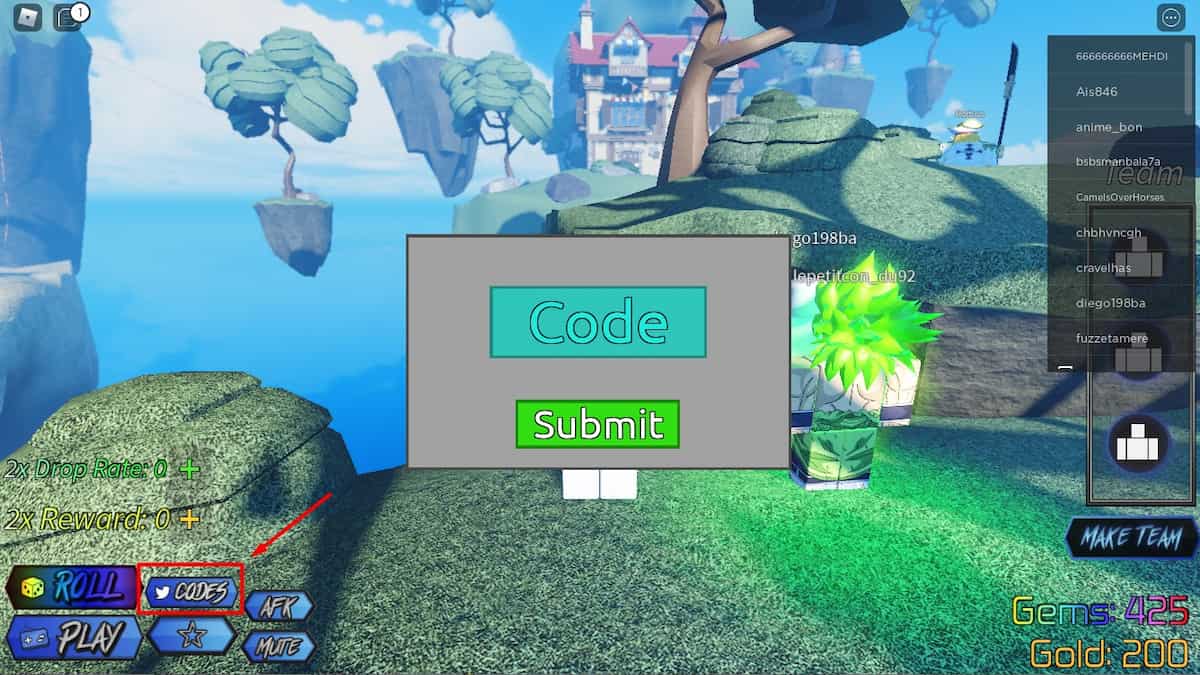 Anime Mania Roblox Codes