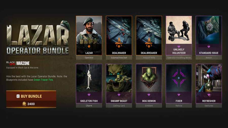 lazar bundle warzone