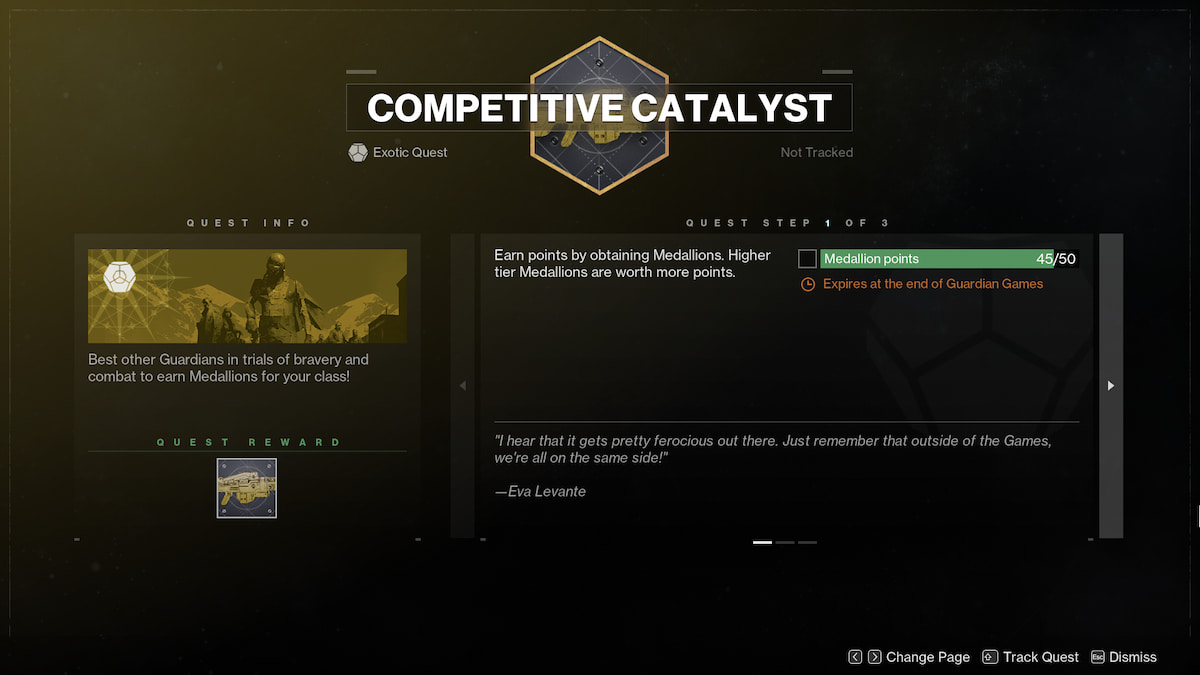 What is the Competitive Catalyst in Destiny 2? Pro Game Guides