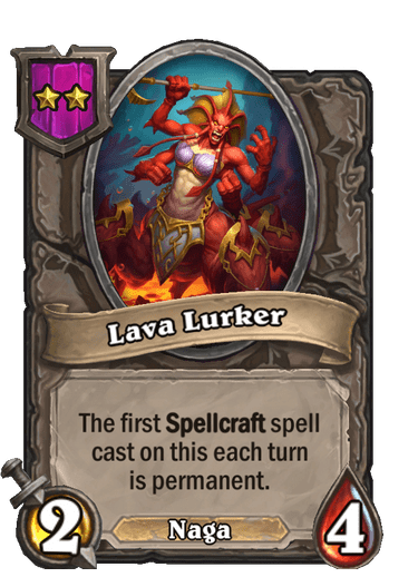 Lava Lurker Naga card Hearthstone