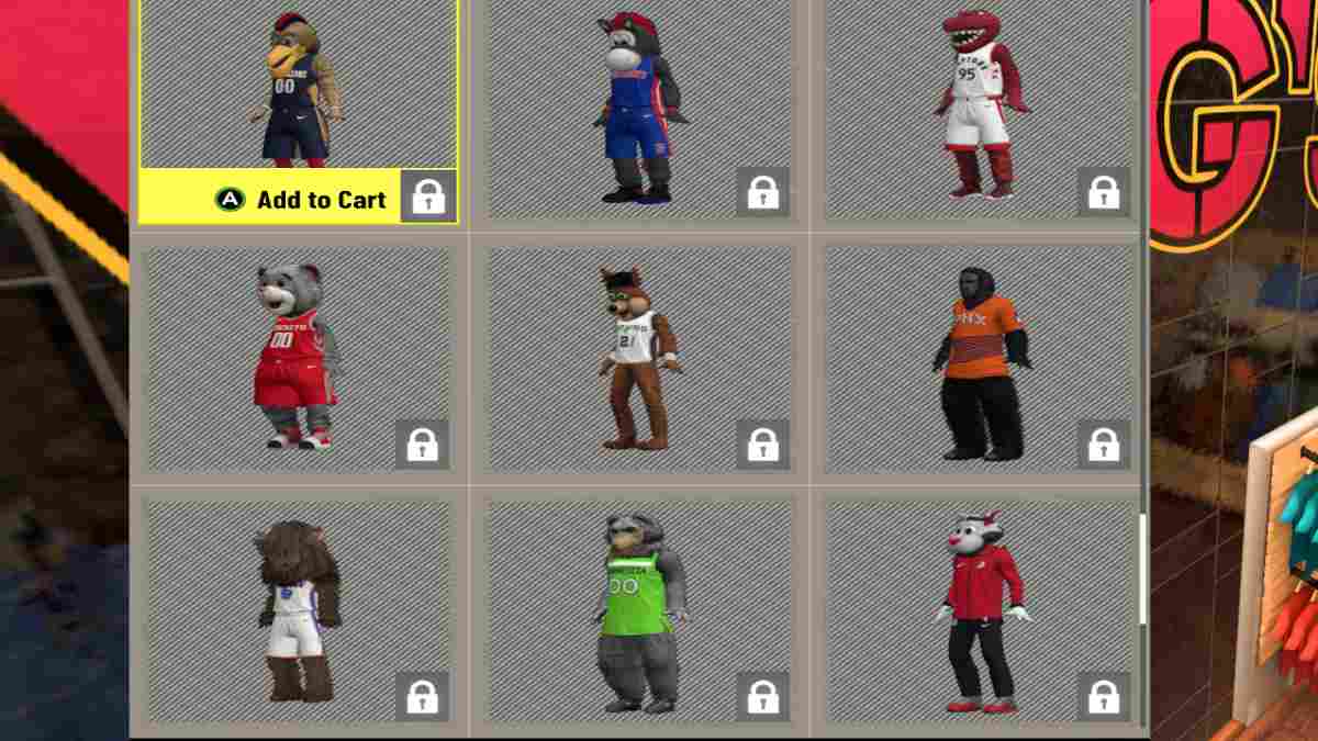 How to get the NBA Mascot in NBA 2K22 Gamerstail