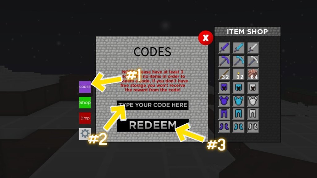 Block Miner Simulator CODES - ROBLOX 2023 