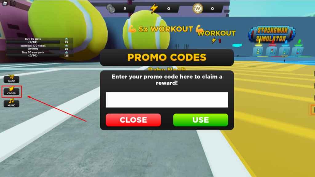 Strongman Simulator codes in Roblox: Free boosts, pet, and more (November  2022)