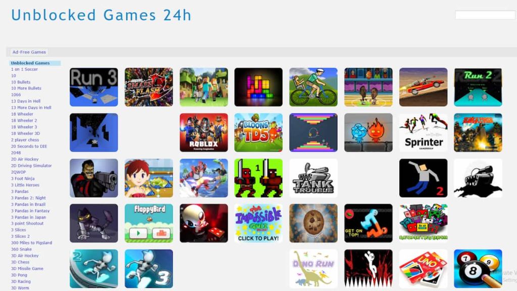 Best websites for Unblocked Games - Pro Game Guides