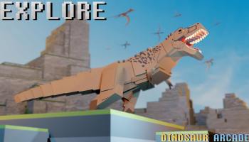 Roblox Dinosaur Arcade T-Rex roaring