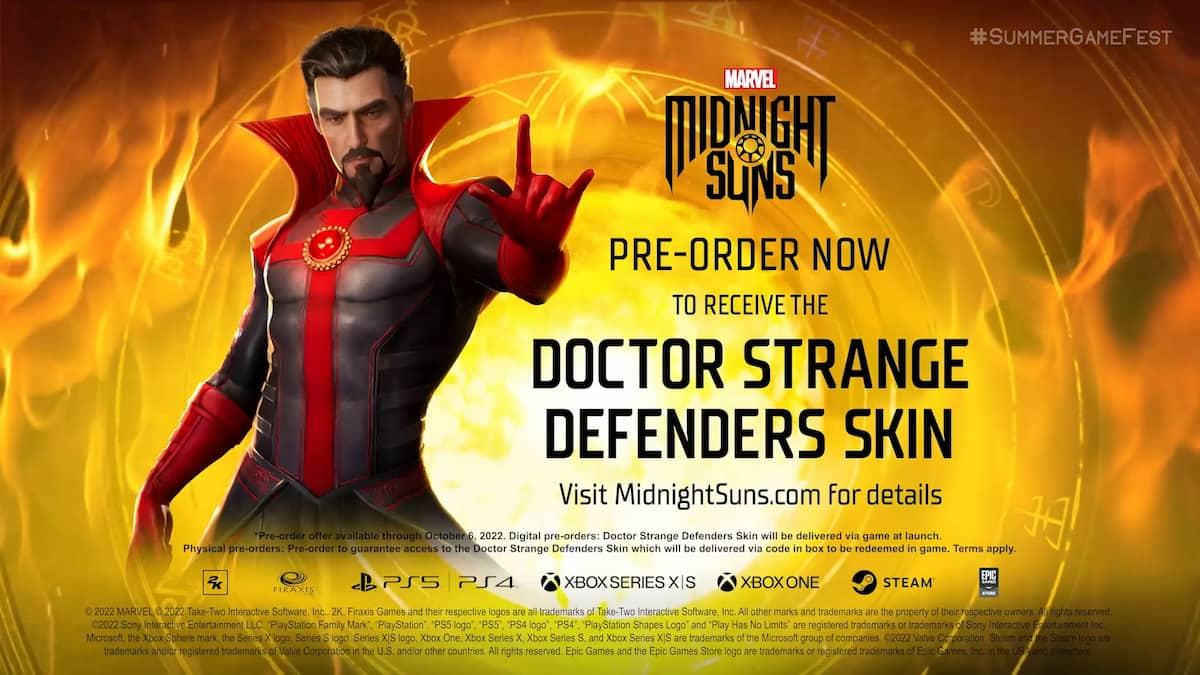 How to get the Doctor Strange Defenders Skin in Marvel's Midnight Suns