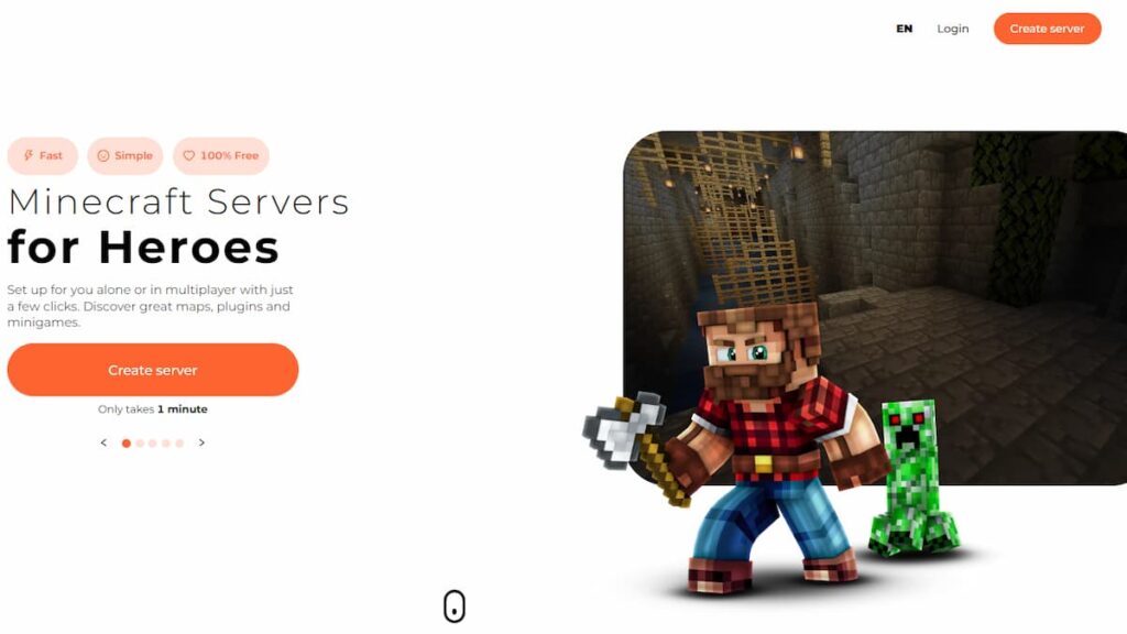 free minecraft game server