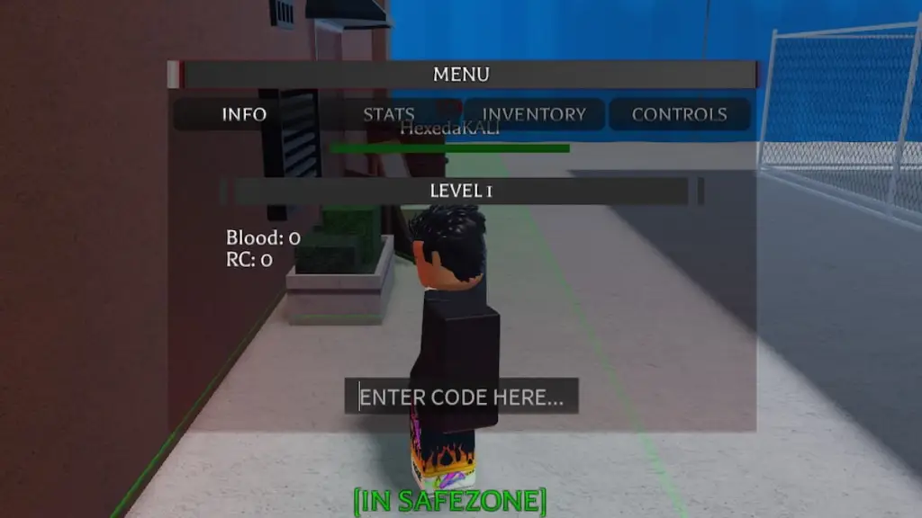 Redeem Code Text Box for Roblox Project Ghoul