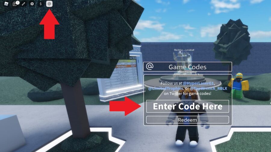Clean Up Roblox! Code Input