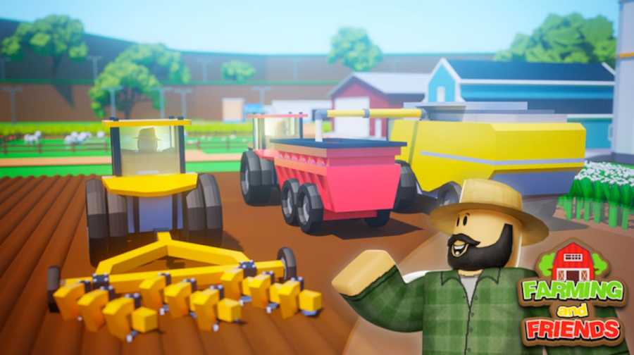 Roblox Farming and Friends Character on farm