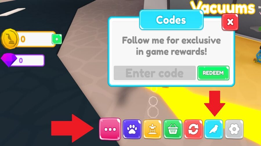 Vacuum Simulator 2 Codes (August 2022)