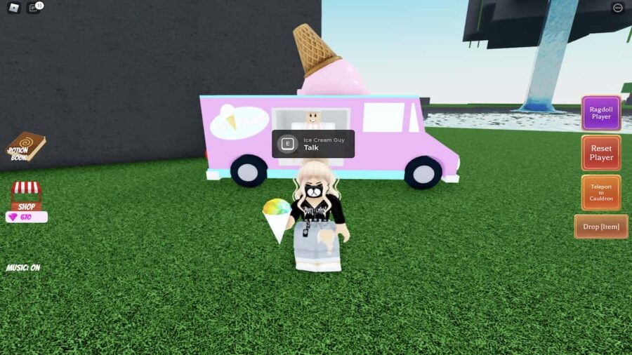 How to get the Icecream Cone ingredient in Roblox Wacky Wizards - Pro
