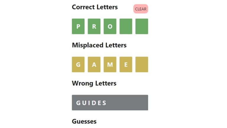 Wordle 5Letter Solver Tool  Wordle Word Finder and Hints  Pro Game