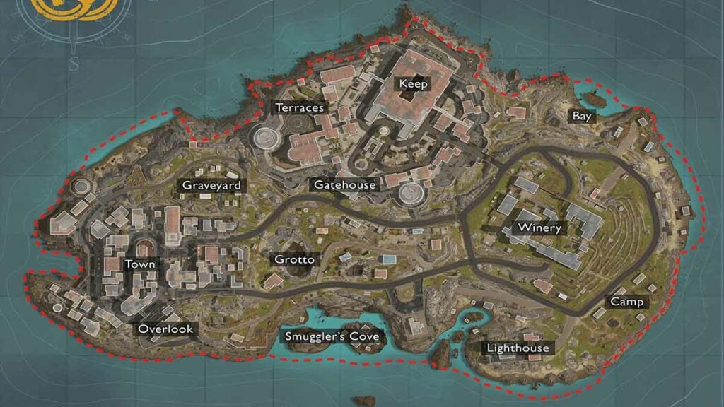 Warzone Fortune's Keep Full Map: When is it out, POIs, Rebirth Island ...