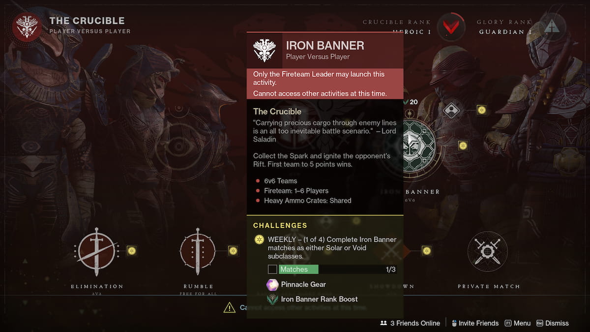 Destiny 2 Iron Banner Daily Challenge Guide Pro Game Guides