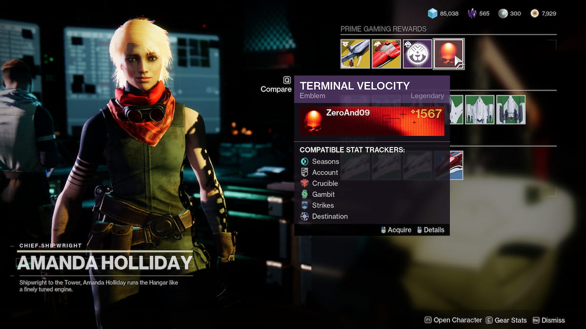 How to get the Terminal Velocity Emblem in Destiny 2 Pro Game Guides