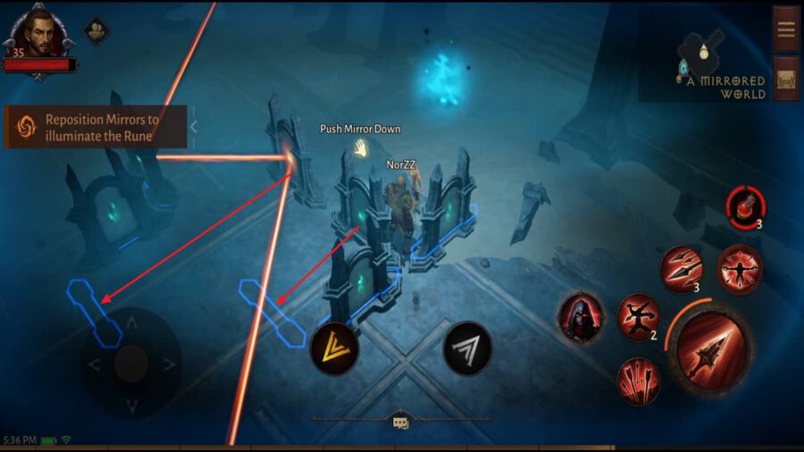 How to complete the Lost Runes Mirrors Puzzle in Diablo Immortal Pro