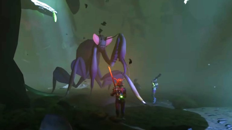 The Mantis is one of many new bosses coming to Grounded's 1.0 release ...