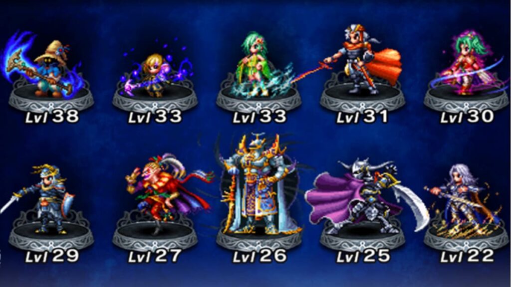 Final Fantasy Brave Exvius list of characters