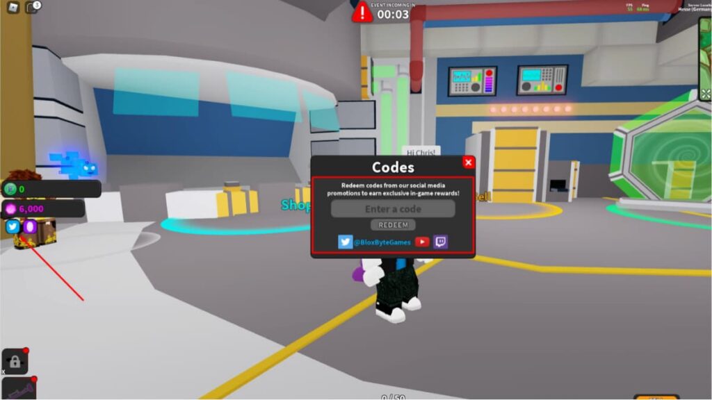 Roblox Ghost Simulator Codes redeem page