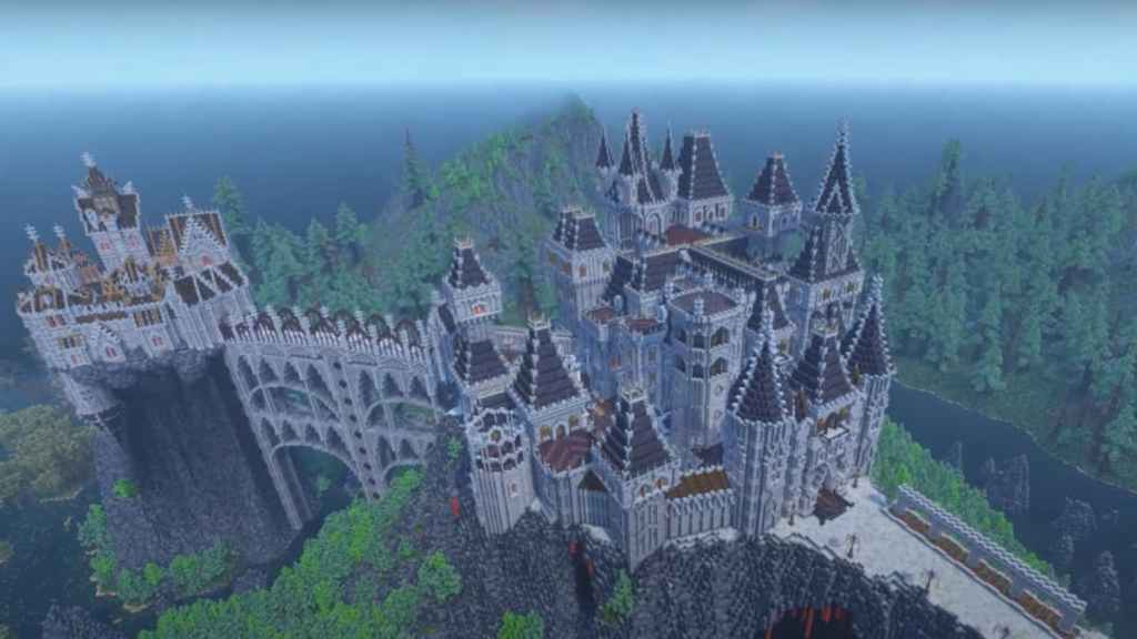 Minecraft Dracula Castle Blueprint