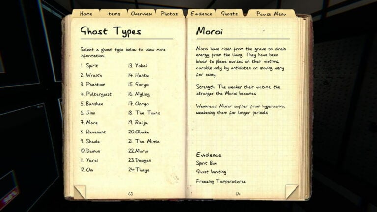 How To Identify A Moroi In Phasmophobia - All Evidence And Tips - Pro ...