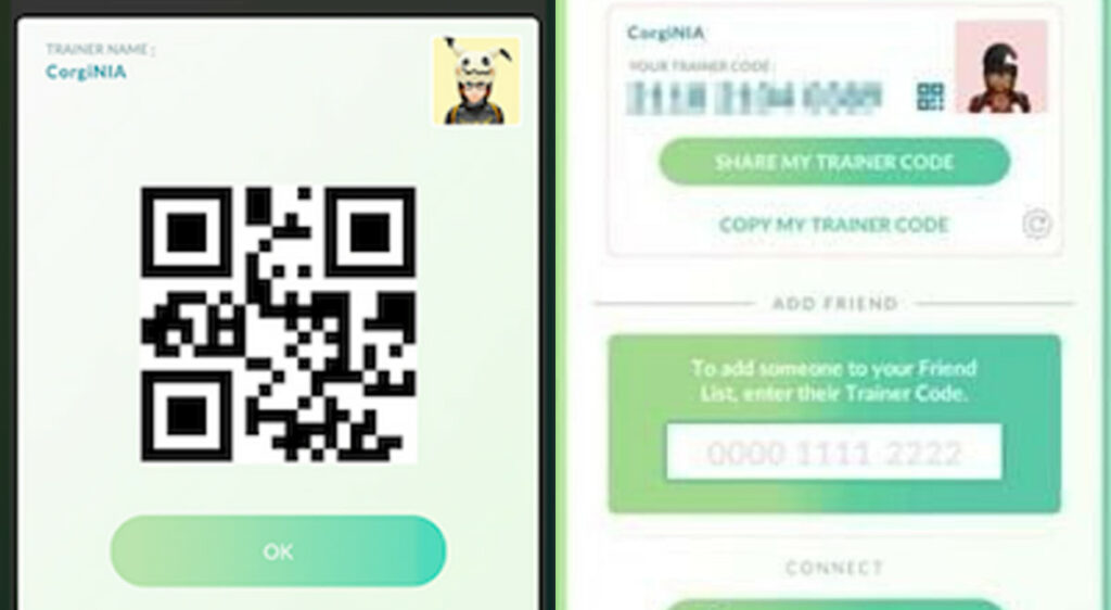 Pokemon Go Friend Codes activation