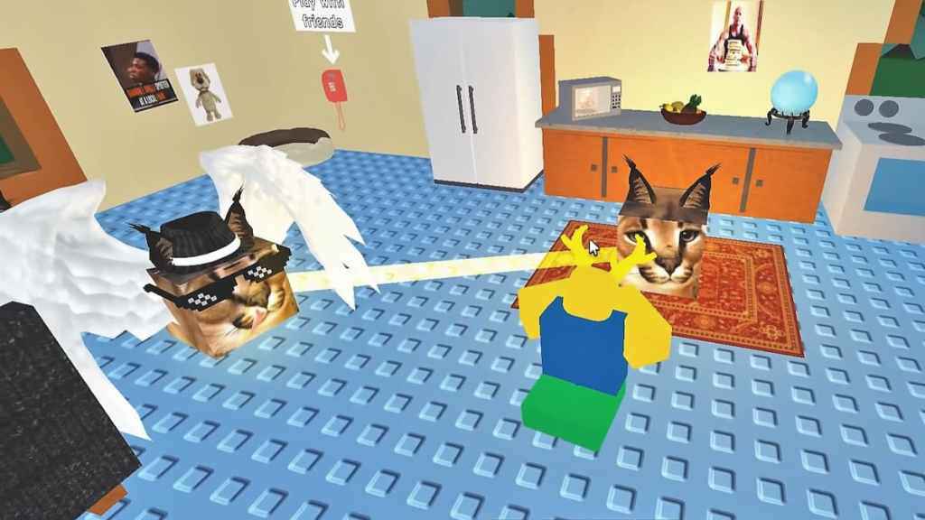 Survival Floppa Cat Cube the Raise a Floppa Killer - Roblox