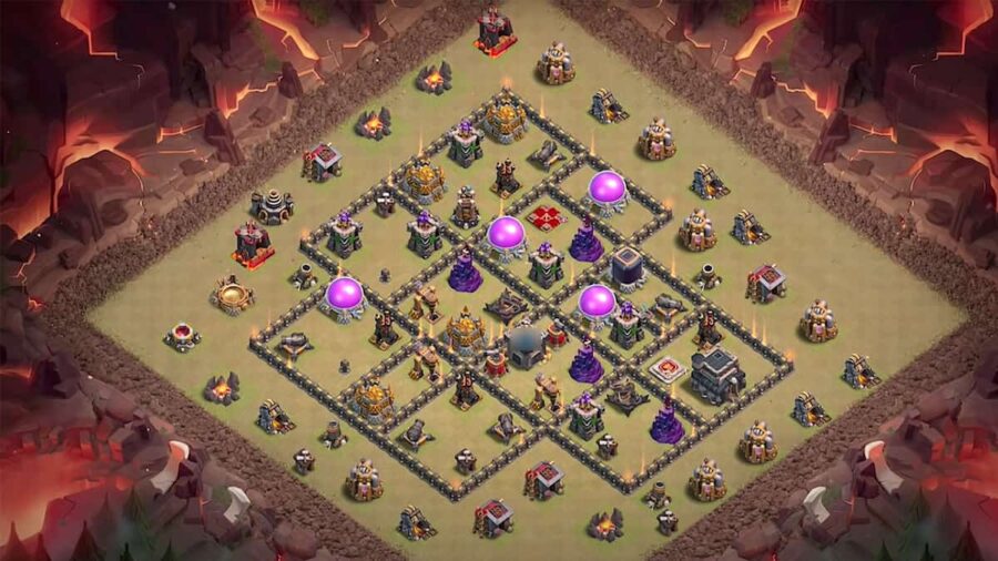 Best Clash of Clans Town Hall 9 base layouts The Hiu