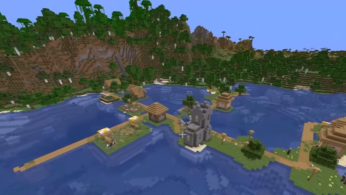 Minecraft Mangrove Village