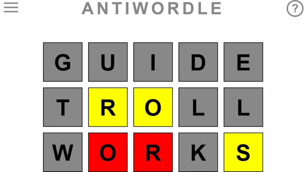 What is Antiwordle? Strategies and How to Play  Pro Game Guides