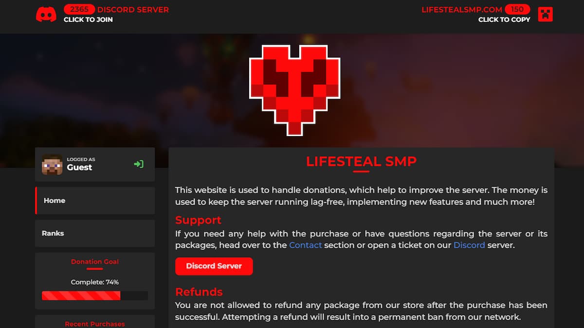 Best Lifesteal Minecraft Servers (2022) - Pro Game Guides