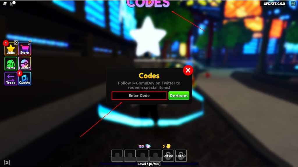 Roblox: Anime Adventures Codes