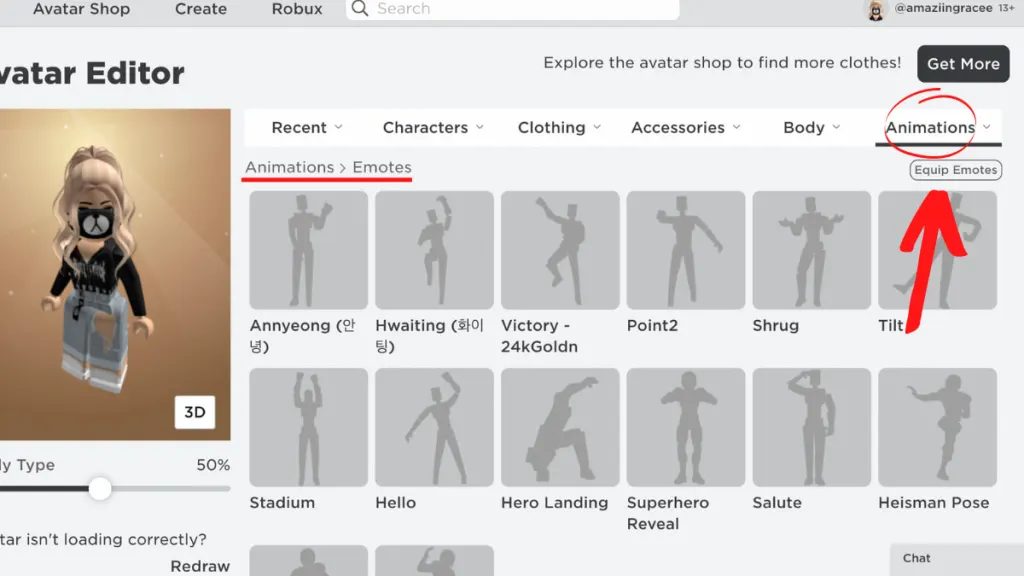 Roblox Created New /e Emotes 