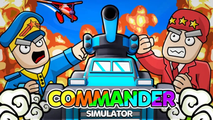 Commander Simulator character with tank