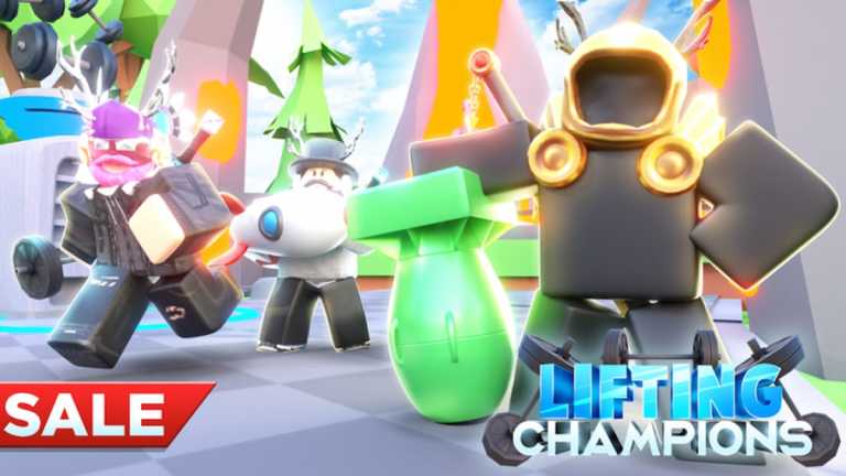 Lifting champions roblox коды