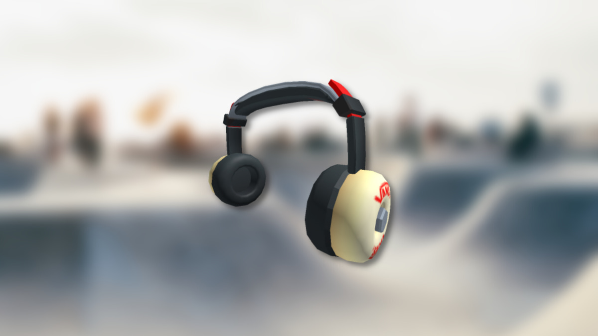 How to get the Vans Skateboard Wheel Headphones in Roblox Vans World