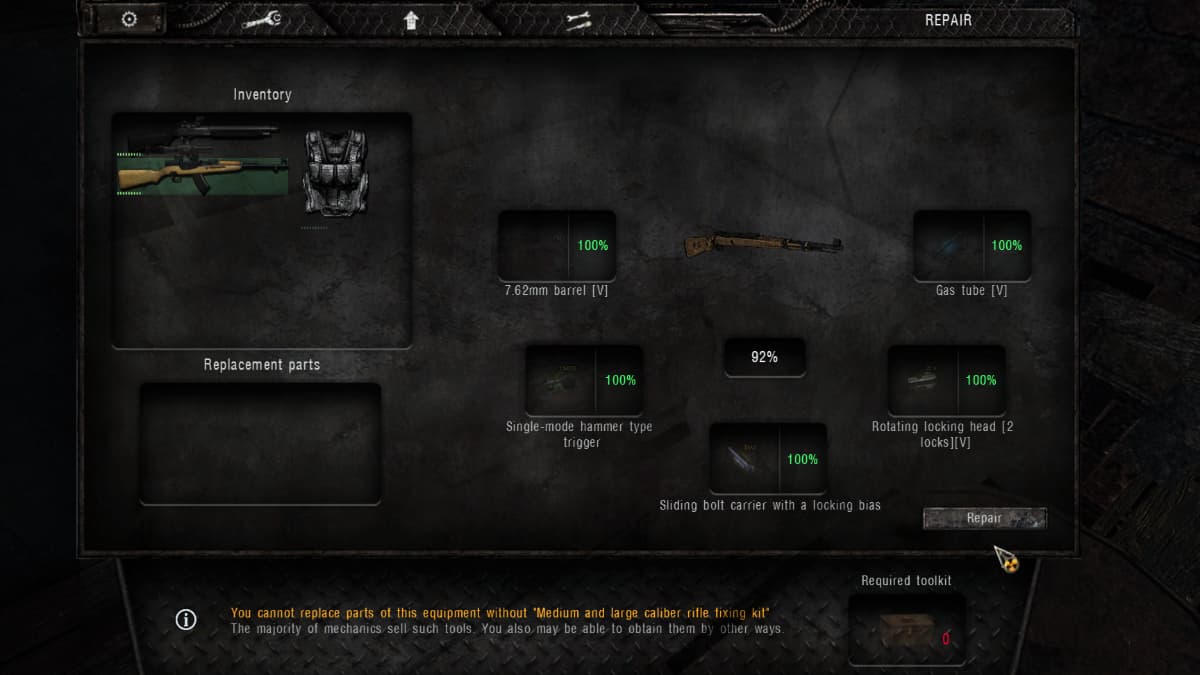 How to repair weapons in Stalker Anomaly - Pro Game Guides