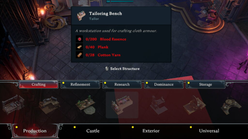 V Rising Crafting Layout How to craft Hollowfang Battlegear in V Rising - Pro Game Guides