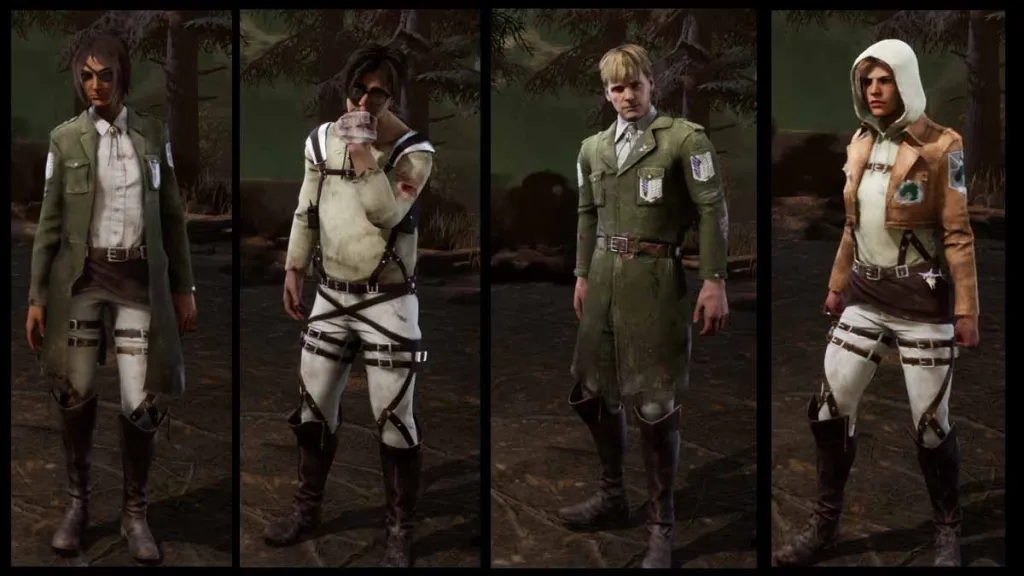 Fordi ide badminton All Attack on Titan skins in Dead by Daylight - Pro Game Guides