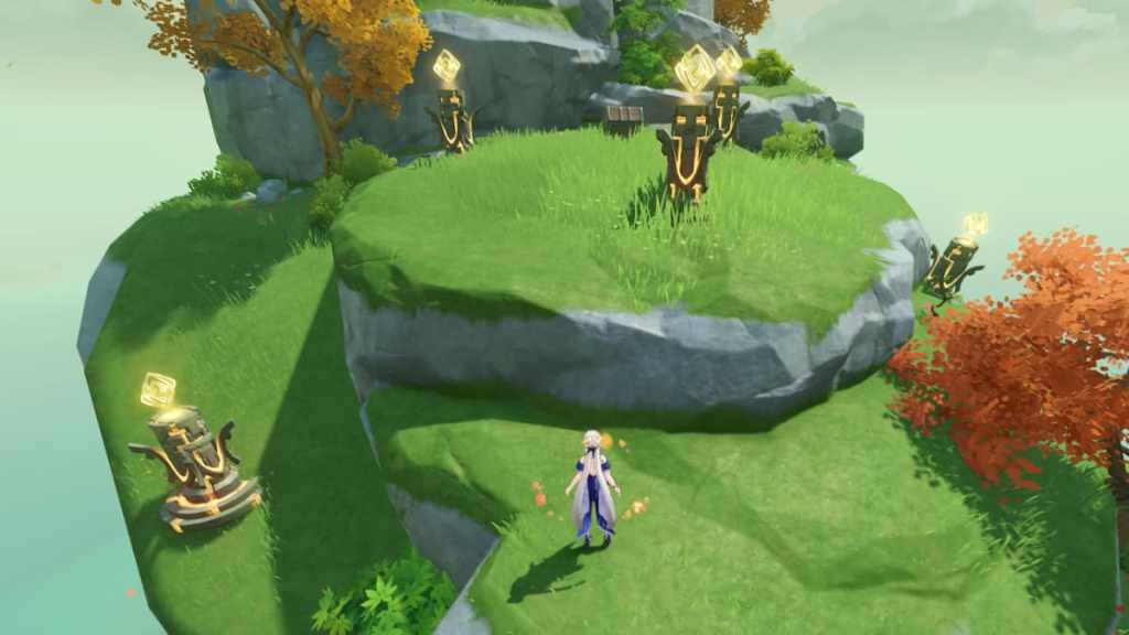 How to solve the Electro, Anemo, and Geo Monument puzzles in Pudding