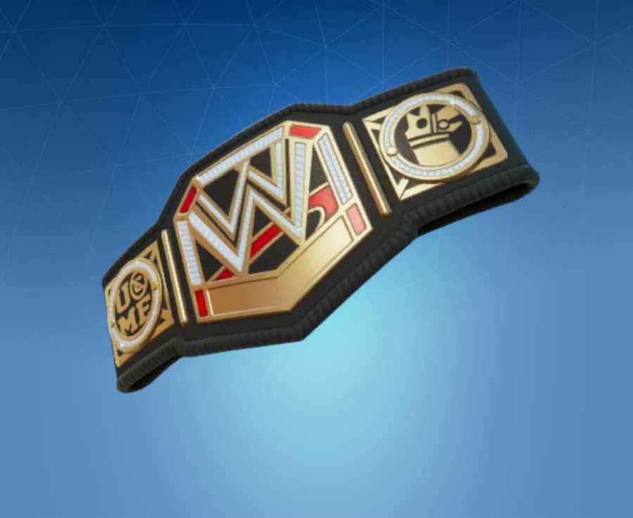 WWE Championship Title Back Bling