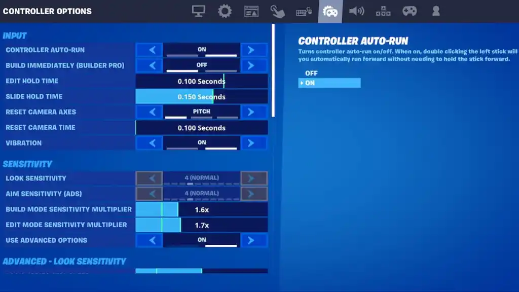 Controller Settings for Fortnite - Pro Game