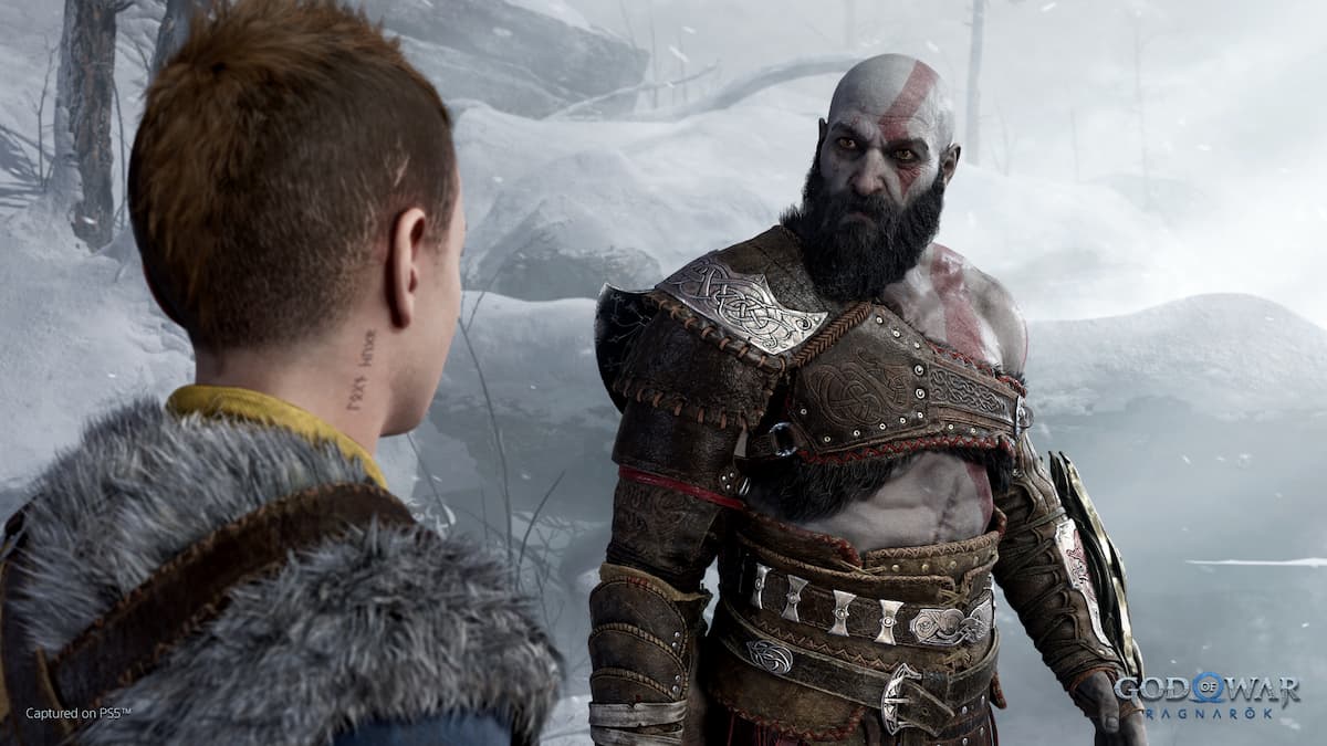 God of War Ragnarok and Atreus