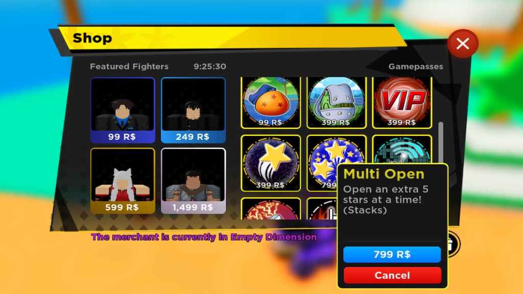 ✓Anime Fighters Simulator , AFS✓] Multi Open ( 799 Robux ), Cheap + Pay  throught Gift in Game