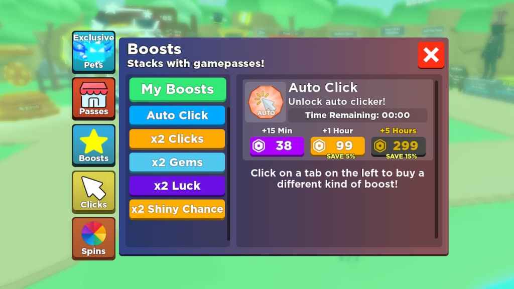 USEI AUTO CLICKER E CONSEGUI MUITAS COISAS → Roblox Combo Clickers 📱🎮 