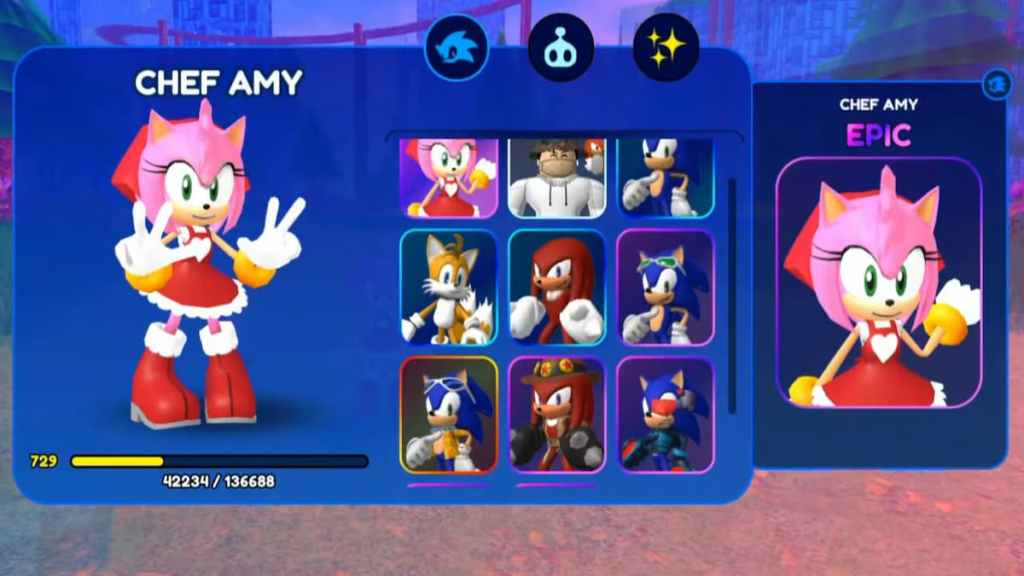 Chef Amy, Sonic Speed Simulator Wiki