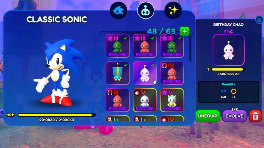 Classic Sonic Simulator V11.1 - Custom Levels (Sonic roblox