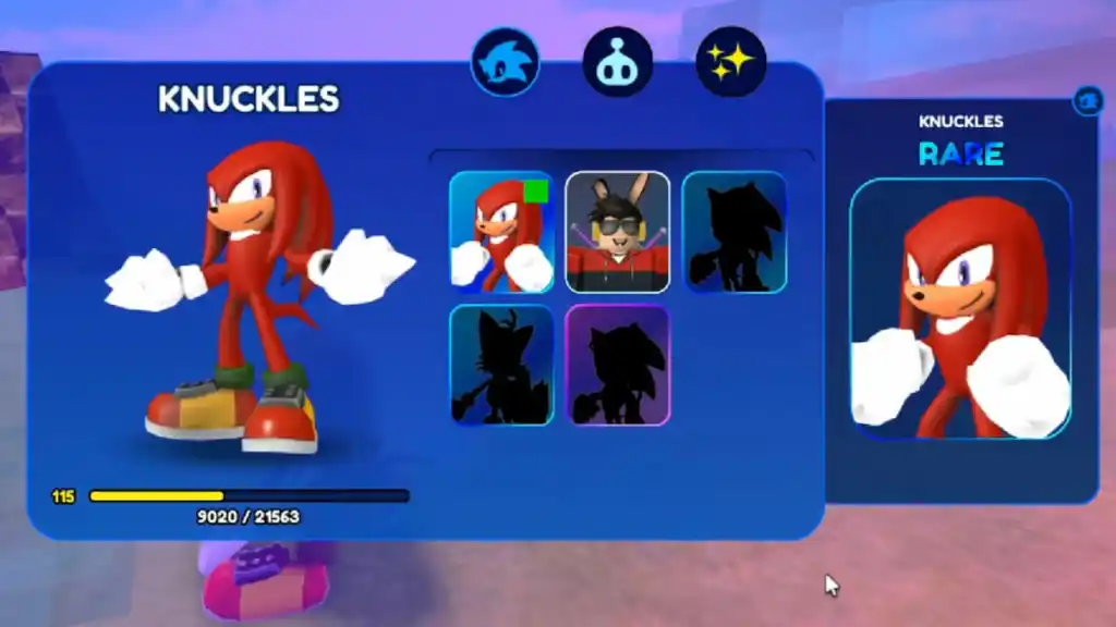 HOW TO UNLOCK KNUCKLES FAST! (ROBLOX SONIC SPEED SIMULATOR) 