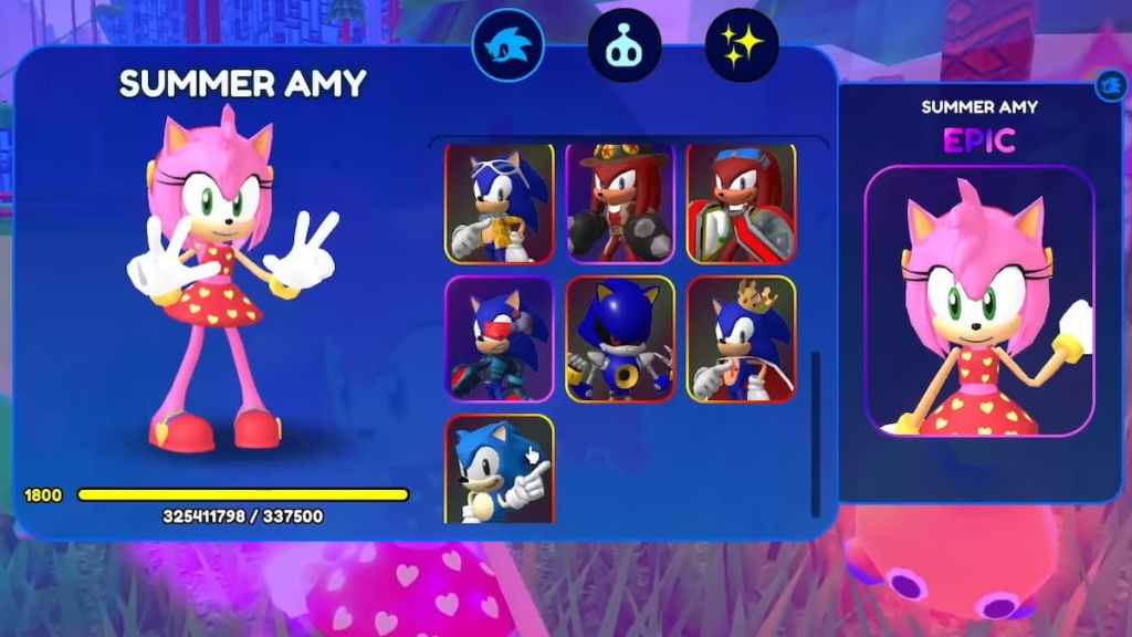 Amy Rose coming to Sonic Speed Simulator : r/SonicTheHedgehog